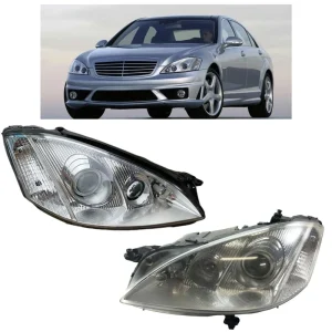 S Class W221 X221 HID Xenon AFS Headlamp with Night Vision Assist OEM 2218206761 2218206861 Car Front Lamp for Benz