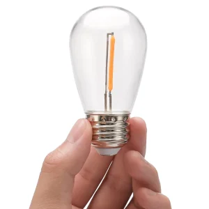 S14 Outdoor LED Bulbs Waterproof 110V 220V E27 Warm Bulbs 1W Factory
