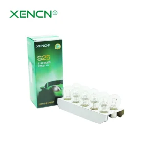 S25 12V 21W 12511 Halogen Miniature Bulb BA15s Car Lighting System Automotive Auxiliary Lamp Parking and Turning Lights