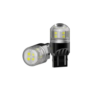 T20 7440 W21W LED Backup Light 360 Degree White Amber Red Blue 25W Canbus 1500LM Car LED Turn Signal Parking Reversing Light
