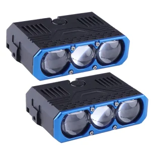 S301 Mini Led Motorcycle & Car Spotlights 6500k Universal Fitment 3 Lens Auxiliary Lights Grille Lights