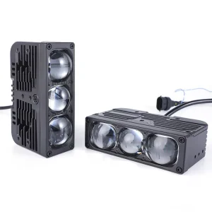 S3P Offroad Driving Light 12V IP68 Waterproof 3 Lens Dual Color Canbus LED 9500 Lumens Grille Bumper Roof External Light