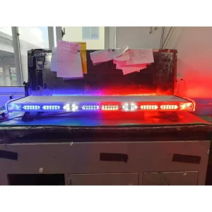 SAE Approval 48 Inch 125cm Emergency Strobe Light Bar 3W Linear 6 LEDs TBD6855D with Black or Silver Aluminum