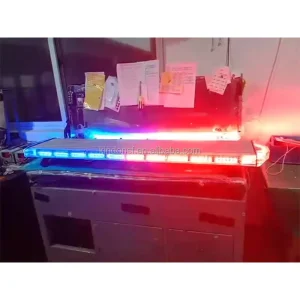 SAE Approved 59 Inch 150cm Truck Emergency LED Strobe Light Bar 3W Linear 6 LEDs TBD6855D Red Blue Amber White