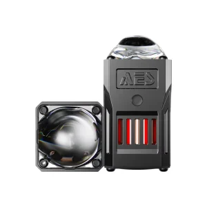 SC003 LED Auxiliary Light Tri colors Projector Lens 6000K+3000K 30W Flat Cut OFF Motorcycle Headlight Car Grille Lights