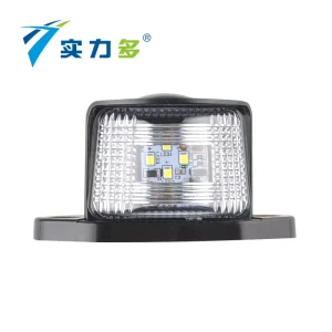 SD 7003 for Truck Trailer Van Step Courtesy Lights Dome Cargo Lights Car Number Plate 3 Led License Plate Light