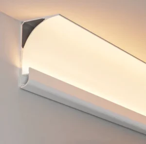 SDW805 Wall Ceiling Cornice Cove Lighting Crown Molding LED Channel Trim Profile for Replacement Plasterline Baseboard