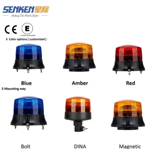 SENKEN R65 Strobe Light Emergency Car Rotating Traffic Indication Flash Beacon Light LED Orange Blue Red Flash Car Warning Lamps