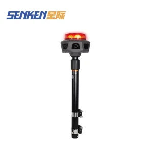 SENKEN Red LED Signal Rotating Flashing Mounting Emergency Motorcycle Warning Tail Light with Megapixel Wide Angle Cameras