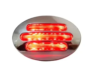 SEROK 3’Inch 12V 24V Side Marker LED Fish Shape Indicator Waterproof Turn Signal Light for Truck Lorry Tractor