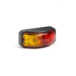 SEROK Emark ADR 2LED Amber Red Warning Side Marker Light Outline Clearance Indicator Light for Truck Trailer SUV Car Boat Lorry