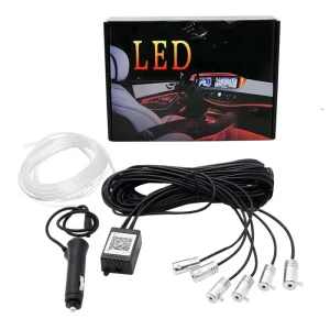 SL0083 12V RGB Flexible Acrylic Car Interior Ambient Light Strip