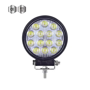SM12306 42W LED Work Light 14x3W 6000K IP67 Flood Spot 10 30V Diecast Housing Offroad for Truck