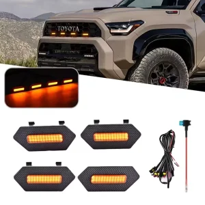 SMD LED Amber Grille Light Lamp High Brightness 12V Easy Installation for Car Lighting Accessories