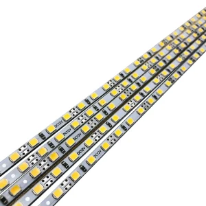 SMD2835 Slim Narrow Width 4mm 2835 12V 24V 60Led 72Led 120Led 144Led High Lumen Ultra Thin Light Box Stiff Bar Led Hard Strip