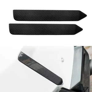 SQ-B Style 2PCS Glossy Prepreg Dry Carbon Fiber Sticky Side Skirt Rocker Panel Perfect Fit For BMW M5 G90 G99