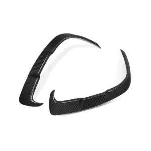 SQ Style Dry Carbon Fiber Rear Bumper Side Splitters Rear Canard Body Kit for BMW Z Series Z4 G29 Double Door