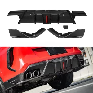 SQ Style Full Replacement Carbon Fiber Brake Light Diffuser Assembly For BMW X6M F96 And Up