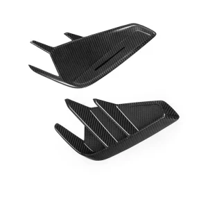 SQ Style Prepreg Dry Carbon Fiber Stick On Rear Bumper Insert Lid For Audi RS3 8Y Sportback Facelift And Up