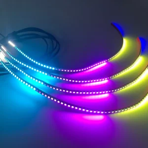 SRGBWA Plus Start Mode Cuttable LED Strip Light for Cars Flexible DRL Turn and Chasing Flow Color New Condition