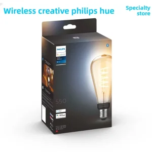 ST64 ST72 Edison Style Retro Industrial E27 Glass Dimmable Bulb Compatible HomeKit Garden HUE