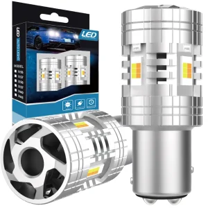 SWITCHBACK DUAL COLOR 12V CSP7035 Error Free Canbus Turn DRL T20 T25 S25 Car LED Bulb