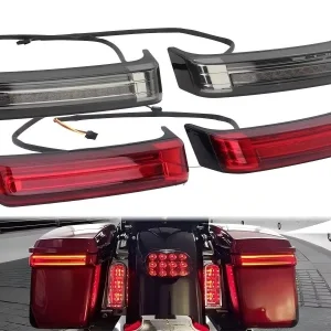 Saddlebag Light Brake Running Light Turn Signal Tail Light LED Retrofit Upgrade Fit Touring Electra Glide Road King Street Road
