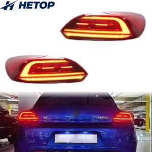 Scirocco Taillights LED Car Taillamps Upgrade Rear Back Design LED Rear Lamps Plug and Play for Volkswagen