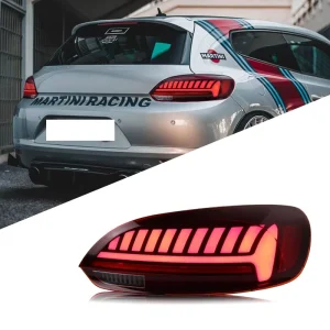 Scirocco Taillights LED Clear Lens New Car Rear Lamps Plug and Play