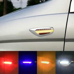 Sequential Dynamic Turn Signal Light Car Fender Lamp Running Light 4 Color Options 99 Universal Fit