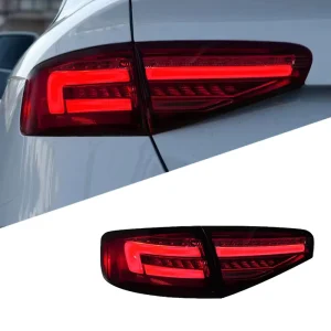 Sequential LED Tail Light Assembly for Audi A4L B9 LED DRL Brake Flowing Turn Signal Lamp