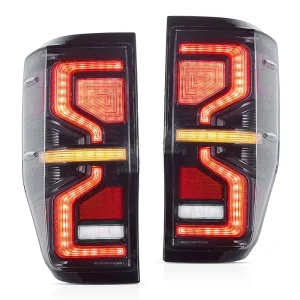 Sequential LED Tail Light Assembly for Ford Ranger T6 Everest Dynamic Turn Signal Brake Reverse Lamp Plug and Play Upgrade