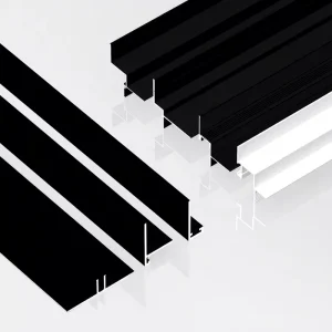 Shadow Gap Profile Architectural Skirting Line LED Light Drywall Aluminium Profile for LED Strip Lighting Trim Cove Lighting
