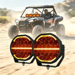 Showlights 9 Inch LED Fog Driving Light 4×4 Offroad Light for ATV Truck
