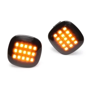 Side Marker Indicator Lights Dynamic Leon Ibiza Mk2 Skoda Fabia Octavia Blinker Turn Signal Repeater Lamps