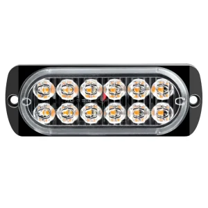 Side Marker Lights 12 LED Front Rear Interior Tail Light Flashing Warning Emergency Car Light 12/24V Universal