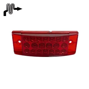 Signal Lamp Assembly LED Red Truck Parts for Bus 21LEDs 12V