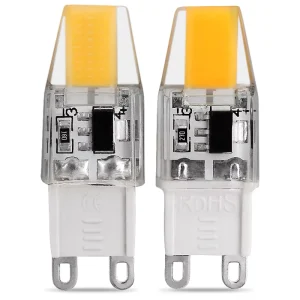 Silicone Bulb 2700K Epistar RA80 LED G9 COB 1508 Dimmable 250-270LM