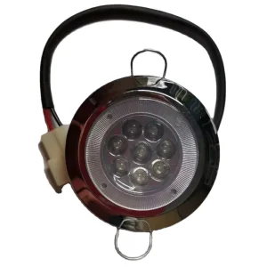 Single Circular 24V 18W ABS PC LED Reflector Lamp for Bus Top Ceiling Lighting Auto Interior Application
