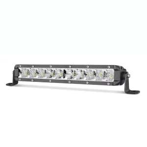 Single Row Spot Flood Light Beam Slim Thin 10 Inch 30W 12 Volt LED Light Bar