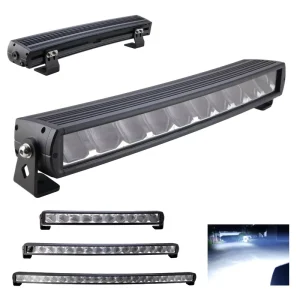 Slim 20/32/43 Inch Curved LED Light Bar for 4×4 Offroad Vehicles Spot Beam IP68 Waterproof 100W High Power
