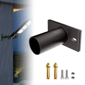 Slip Fitter Adapter for Outdoor Light Fixtures 2-3/8 Inch Metal Light Fixture Mounting Bracket for Shoebox LED Lights Outdoor