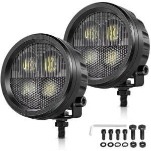Small Car 3 Inch LED Light Pods White Combo Beam Driving Lights Offroad IP68 Waterproof 40W Universal Vehicle