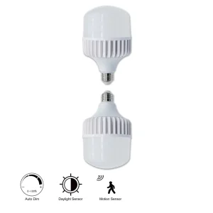 Smart Auto Control Led Bulb Motion Sensing Energy Efficient for Industrial Site Garage Corridor Security Lighting