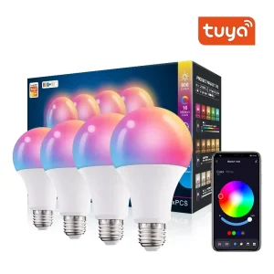 Smart Bulb Alexa Wifi Smart Bulb Controlled by Tuya App Alexa and Google