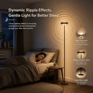 Smart RGB Floor Lamp App WiFi Control Music Sync LED Lighting Solution for Hotel & Commercial Interior Decor