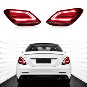 Smart Sequential Flow LED Tail Light for Mercedes Benz C Class W205 Plug and Play Auto dim Brake Function