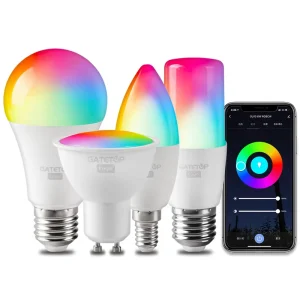 Smart WiFi RGB Globe LED Bulb A60 C37 GU10 T37 AC Warm White Office Use