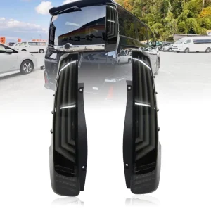 Smoke Lens LED Tail Lights for Toyota Voxy Noah 80 Series Esquire Modified Rear Lamp Assembly with Flowing Turn Lights
