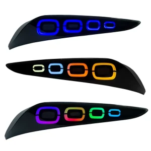 Smoke PC Lens RGB LED Tail Light Dynamic Sequential Signal Lamp for Toyota Supra Tuning Upgrade Parts